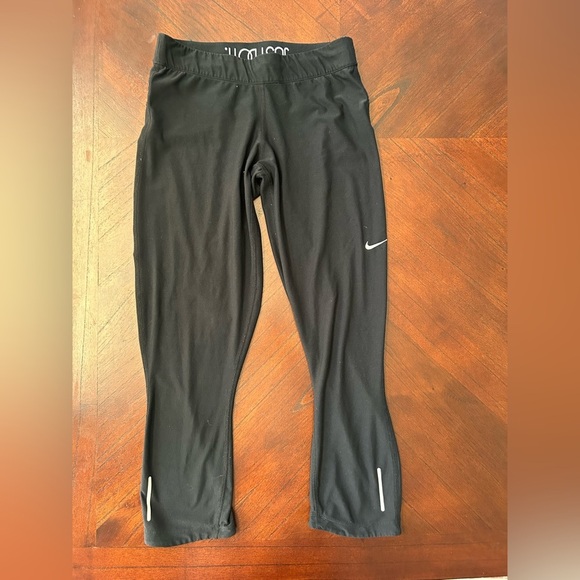NIKE DRI- FIT Black Nike Leggings SIZE M - Picture 1 of 5